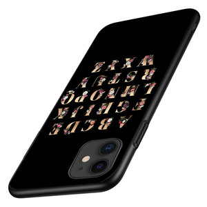 IPhone 12 11 Pro Xs Max X Xr 8 Plus 7 6sTPUカスタムフローラルレターパターンデザイン用ケースiPhone12用保護電話カバー - Product Image 3