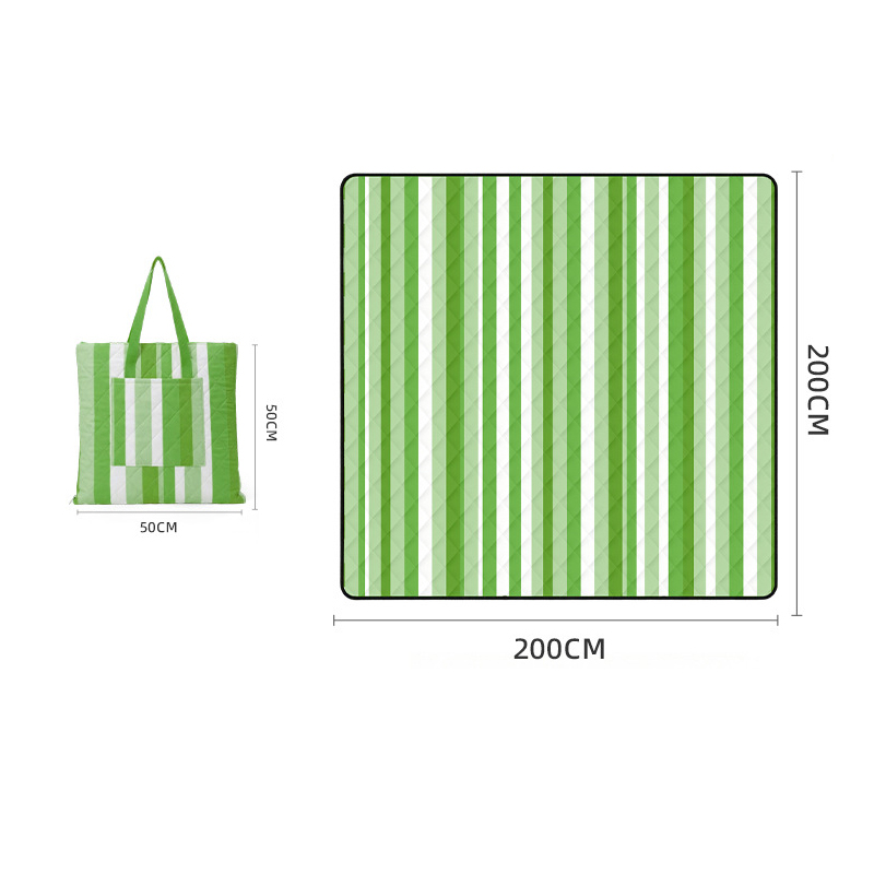 Stripes-Green and white