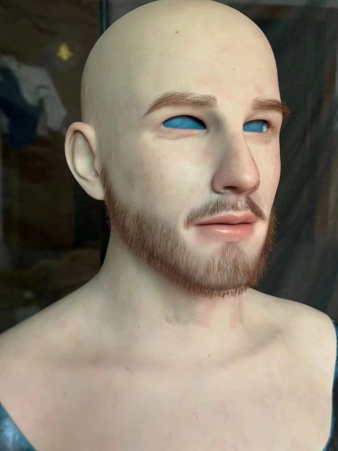 Skin 06 Bald head+beard