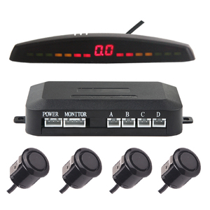 2021 Upgraded <strong>LED</strong> Colorful <strong>Display</strong> <strong>Car</strong> <strong>Reverse</strong> Backup Radar <strong>System</strong> with 4 Waterproof Black Parking <strong>Sensors</strong> Human Sound Warning - Product Image 3