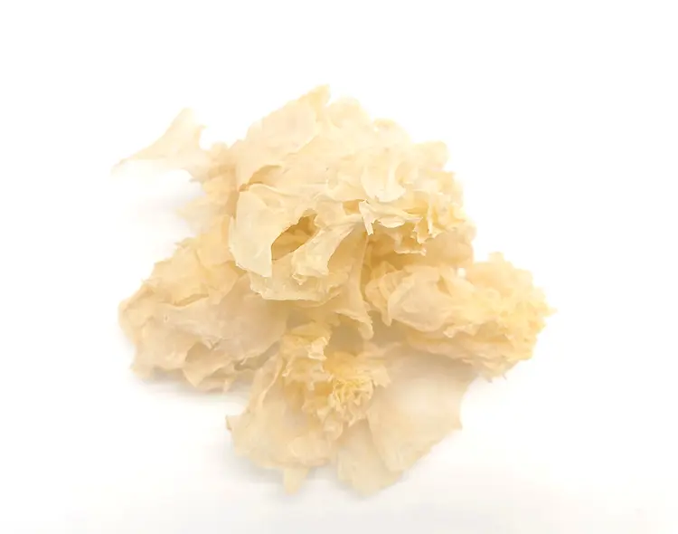 白雪菌スライス乾燥白木耳キノコ中国高品質乾燥