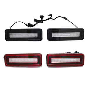 Stop Signal Black <strong>Red</strong> Tail Light Lamp Direct Fits Defender <strong>Led</strong> Brake Light for Land Rover Defender 2020 2021 2022 2023 2024 <strong>2025</strong> - Product Image 3