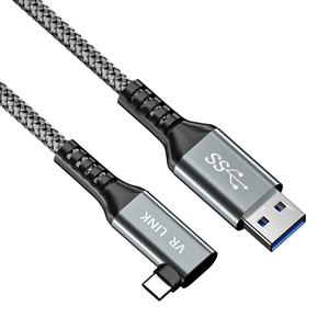 USB3.2 Gen1 Type C to Durable Nylon Braided <strong>USB</strong> VR <strong>Link</strong> Gaming &amp; Data Cables 3A Fast Charging for Computer &amp; Camera - Product Image 3