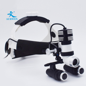 AURWEN Loupe manuelle éclairante tout-en-un Clip Insert Phare médical Binoculaire Chirurgie ORL dentaire Combine Loupe - Product Image 2