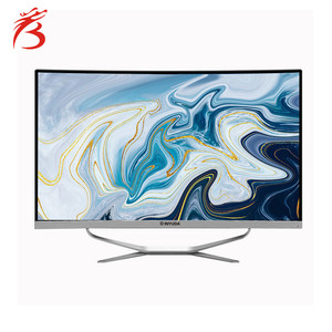 27インチ湾曲したオールインワンデスクトップコンピュータodmデスクトップpcコンピュータオフィスオールインワン - Product Image 3