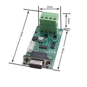 Convertidor de comunicación estándar Wiegand salida RFID lector de tarjetas a RS232 comunicación ordenador - Product Image 6