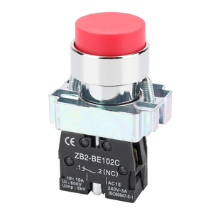 OEM und ODM XB2 Not-Aus-Schalter Flacher Druckknopf schalter mit 10A max. Aktuelle IP40-Ebene aus Metall und Kunststoff - Product Image 6