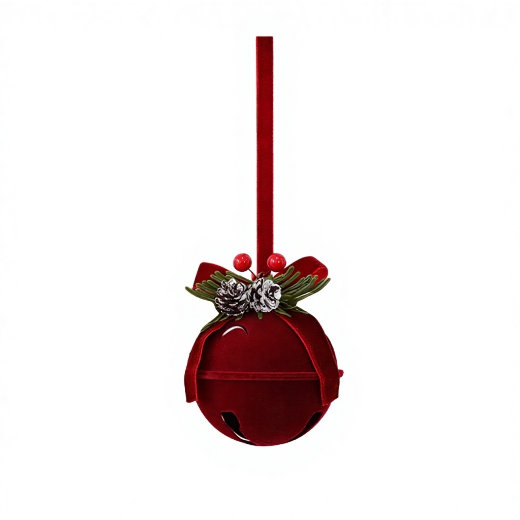 Cloche ronde rouge B