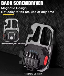 Loại C Có Thể Sạc Lại Mở Chai Đa-Chức Năng Khẩn Cấp Đèn Mini COB LED Đèn Pin COB Làm Việc Keychain Ánh Sáng - Product Image 3