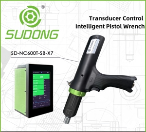 Pistola de pistola transduserizada de 220V CC, destornillador eléctrico, llave inglesa, ángulo de tarifa/Sensor de par, Servomotor de control (modelo: 1-65N. M) - Product Image 2