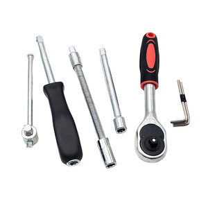 Toptan 46 adet 1/4in sürücü soket cırcır anahtarı seti Bit soket ile alet setleri - Product Image 4