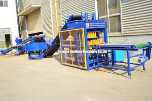 Smart <strong>Block</strong> Machine for Building Material DF4-10 <strong>Interlocking</strong> Brick Machine Stabilized Red Soil Brick - Product Image 3