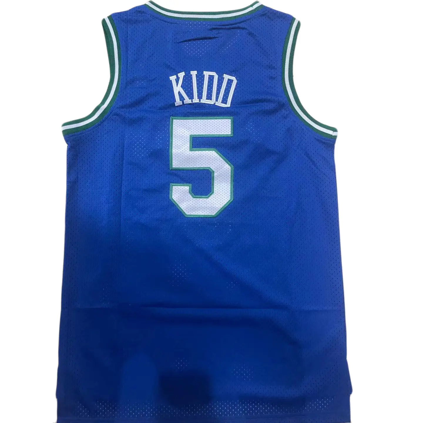 Disesuaikan #5 KIDD biru Jersey basket pria dan wanita biru cetak seragam