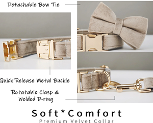 Usine Populaire Couleurs Personnalisées Logo Collier De Chien Boucle En Métal Velours Collier De Chien Personnalisé - Product Image 3