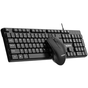 VONN, suministro de fábrica, barato, para oficina, hogar, PC, teclado y ratón para ordenador, kit retroiluminado, USB, con cable, combo de teclado y ratón para juegos - Product Image 2