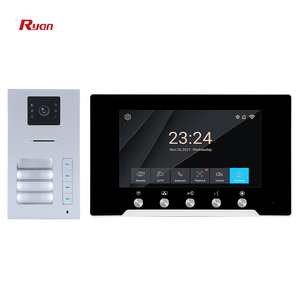 Intercomunicador de puerta inteligente, sistema de intercomunicación con wifi, 4 botones, 2 cables, para multi apartamentos - Product Image 2