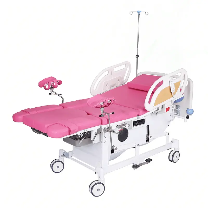 Cama eléctrica de maternidad ginecológica, obstetricia, cama integrada, cama médica para Hospital, operación ginecológica de maternidad