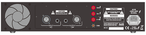 Amplificador PA de 650W Amplificador de potencia Sistema PA con entrada y salida balanceadas, 70V/100V/4 ohmios. - Product Image 2