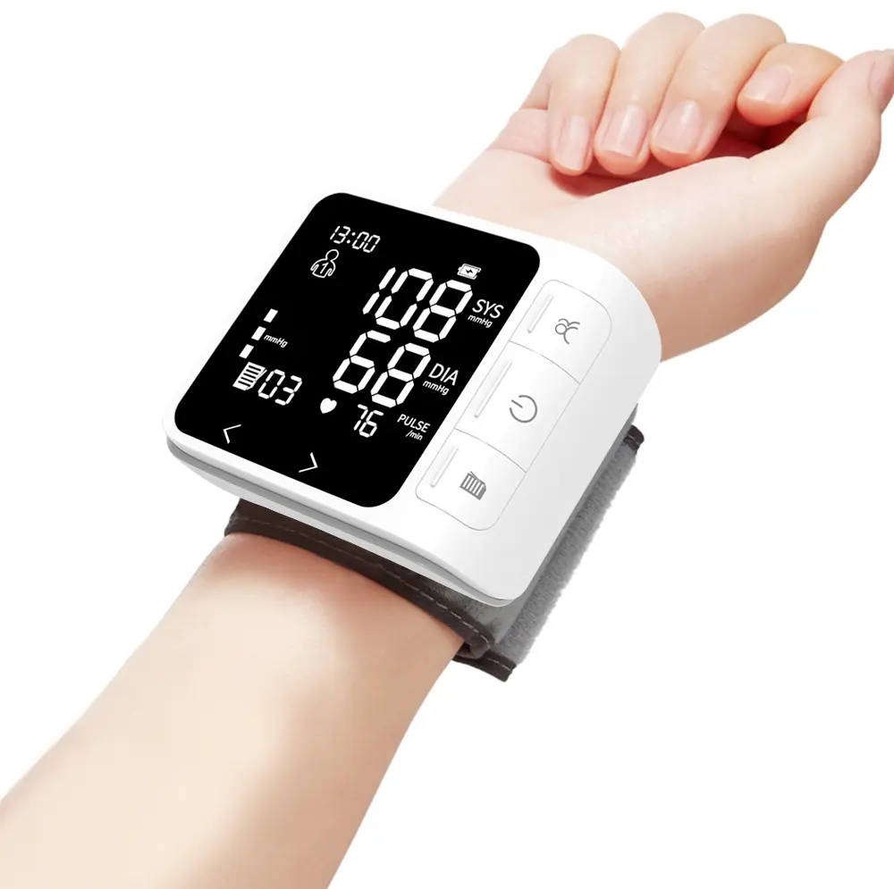 Electric Wrist BP Machine Blood Pressure Monitor Smart Sphygmomanometer Presion Arterial Muneca Blood Pressure Meter Machine
