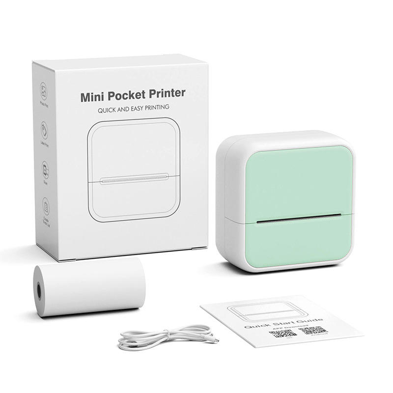 Macaron green (with 1 roll of paper)