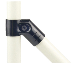 H-18 Đen điện di nạc sản xuất Modular kim loại Doanh mảnh trong 2.3 mét cho OD 28mmlean Ống bàn làm việc - Product Image 6