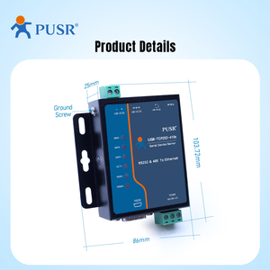 Servidor de dispositivo serie de puertos duales PUSR Convertidores de Modbus a Ethernet Modbus RTU a Modbus TCP - Product Image 4