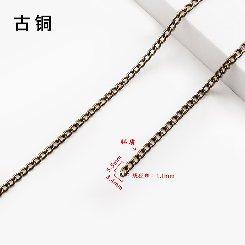 5.5*3.4*1.1 มม. สีบรอนซ์โบราณ