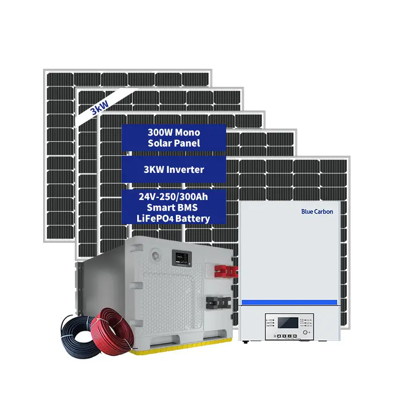 Sistemas Fotovoltaicos comerciales, inversor de onda sinusoidal pura, sistema Pv conectado a la red, 3kw, 5kw