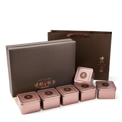 Colore marrone 6 pezzi 9,4x9,4x7,6 cm