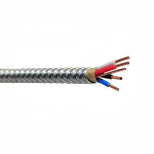 Solid Steel Armored BX <strong>Cable</strong> MC <strong>Cable</strong> Low Voltage 14/2 12/2 14/3 Stranded Conductor PVC Insulation for Building AC90 Compliant - Product Image 5