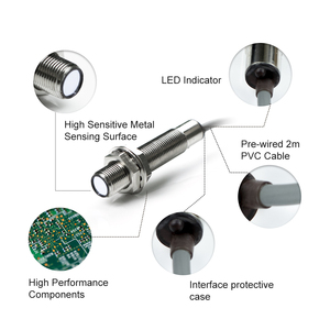 KJT M12 Low Price Shockproof IP67 NPN PNP Sn 100mm <strong>Diffuse</strong> <strong>Reflection</strong> Laser <strong>Sensor</strong> with CE - Product Image 3
