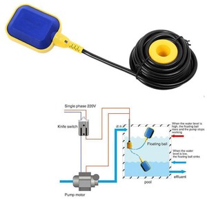 Accessori per pompa 4M cavo interruttore a galleggiante regolatore di livello dell'acqua per sensori serbatoio/sensori di livello del liquido