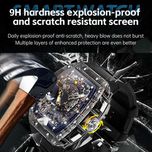 2024 WS-6 1.86 pollici schermo esagonale non induttivo encoder denti blu chiamata NFC spirito isola funzione orologio intelligente - Product Image 5