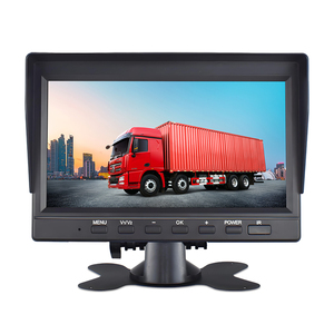 OEM/ODM 7 pulgadas de alta definición AV RCA interfaz CVBS LCD TFT pantalla DC 8-35V Pantalla de imagen inversa Monitor de coche camión autobús Escritorio