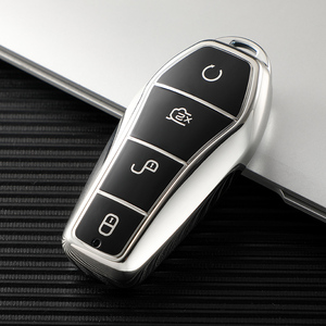 BYD Qin Plusdmi Atto 3 Han EVドルフィン新品ソフトTPUカーキーケース4ボタンリモコン保護カバー耐久性のあるアクセサリー - Product Image 2
