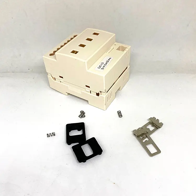 Kunststoff verteiler gehäuse Gehäuse Din Rail Gehäuse für Elektronik und Platine 90*72*36mm CIC113 Kondensator Preis Kunststoff box