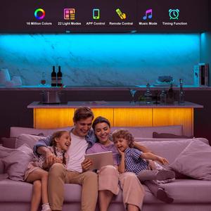 ИК Bluetooth пульт дистанционного управления RGB светодиодные полосы с приложением синхронизация музыки обновление 4-Pin 10 мм Светодиодные полосы диммеры продукт - Product Image 3