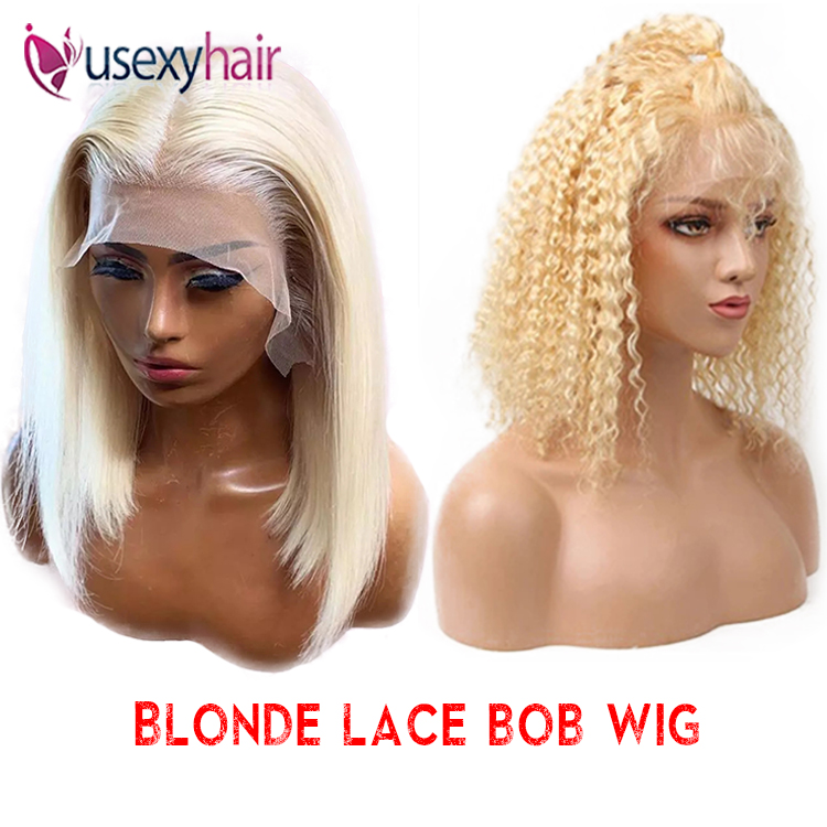 Perruque Blonde bob personnalisée