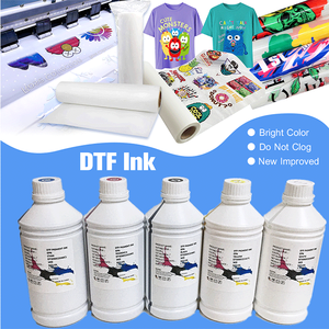 数控厂家直销纺织印花Cmyk白色清漆Dtf油墨用于加工l1800 tx800 i3200 XP600汽车贴纸UV DTF打印机 - Product Image 1
