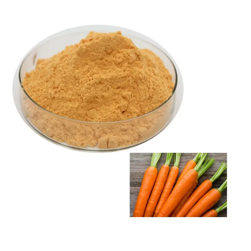 Prix en gros poudre de jus de carotte de pureté de bon goût poudre de carotte poudre de fruit de carotte