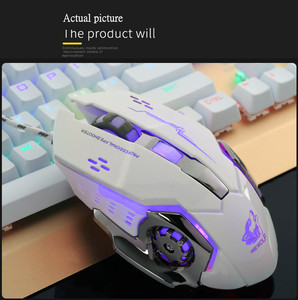 V5 USB Wired Gaming Mouse 4000 DPI LED Optical Mouse Macro Program Mouse for <strong>Mechanical</strong> <strong>Keyboard</strong> PC Gaming Accessories - Product Image 4