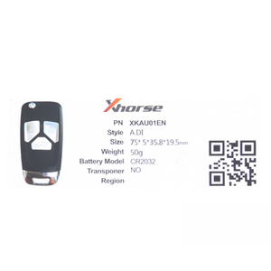 Xhorse VVDI Auto universale Smart Car chiave XKAU01EN chiave remota programmatore versione inglese per Audi - Product Image 5