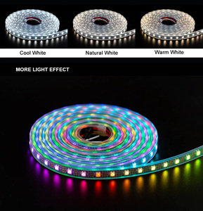 SK6812 RGBW Led şerit işık 4 in 1 benzer WS2812B 1m 4m 5m 30 60 144 LEDs bireysel adresli RGBWW Led ışıkları - Product Image 2