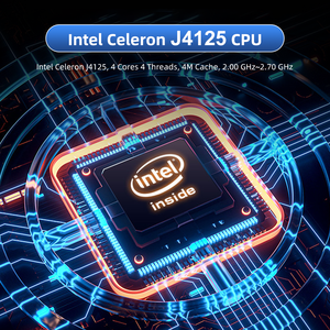 Enterprise Firewall Intel Celeron J4125 4 RJ45 LAN Ethernet Linux Win10 <strong>Network</strong> Server Pfsense Firewall Mini Pc - Product Image 2
