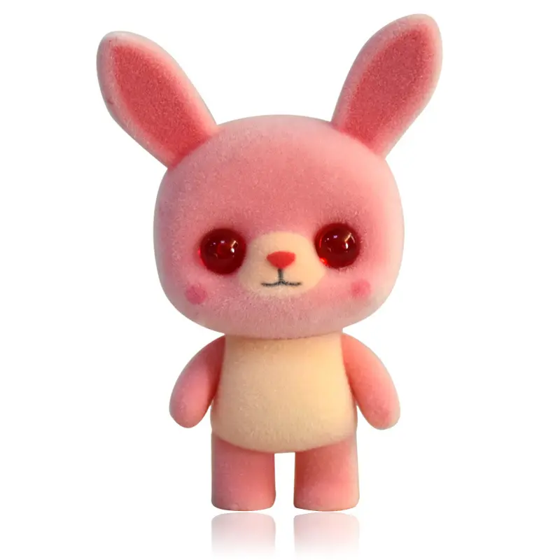 Küçük tavşan plastik akın oyuncak pembe sevimli koyun doğum günü hediyesi yaratıcı hediyeler peluş oyuncak ev dekorasyon