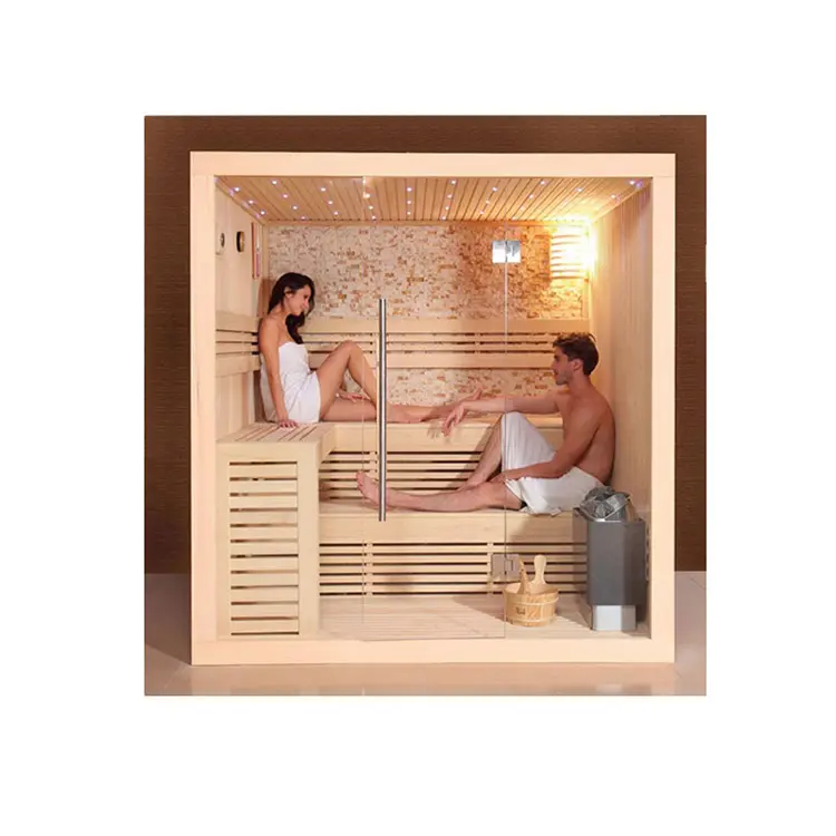 Fabrika sıcak satış taşınabilir buhar saunası odası sauna ve buharlı kombine oda toptan