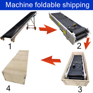 Cinta transportadora móvil para carga de camiones, descarga de bloques huecos y solución de transporte eficiente de arroz - Product Image 6