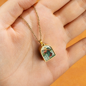 Giveluck cửa hình gawu hộp đồ trang sức tôn giáo hình ảnh "Saint Christopher" Mô hình tùy chỉnh cho bán buôn - Product Image 3