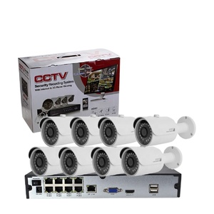 Salida de fábrica de seguridad Cable de red Ip de vigilancia Cctv Suite seguridad Cámara Poe sistema de cámara de la Cámara de bala Cámara 2MP NST-PK8202S - Product Image 1