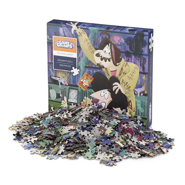 Papel personalizado de alta qualidade 500 1000 pieces jigsaw puzzle jogos de puzzle para crianças brinquedos de mesa de Luxo